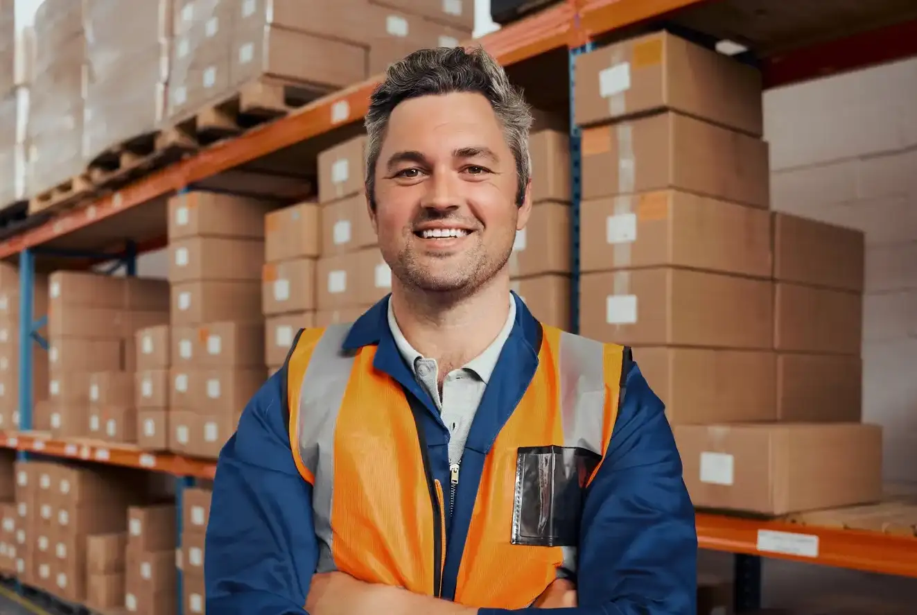 Retail fixture installation services team member
